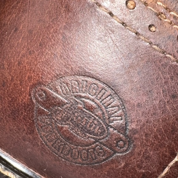 Abilene Cowboy Boots men’s size 10M Brown Leather Western Made in USA - Picture 8 of 11